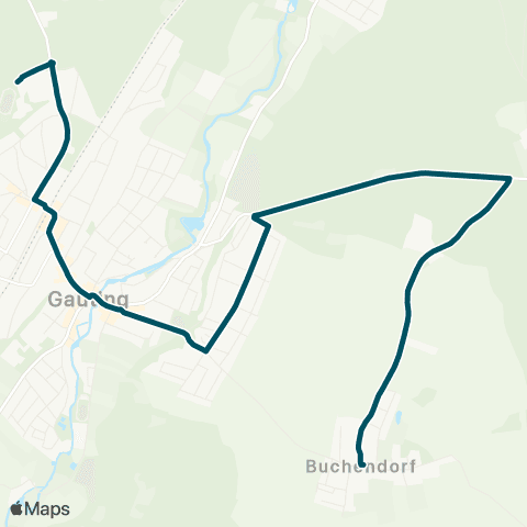 Die Münchner VerkehrsVerbund  Gauting - Buchendorf map