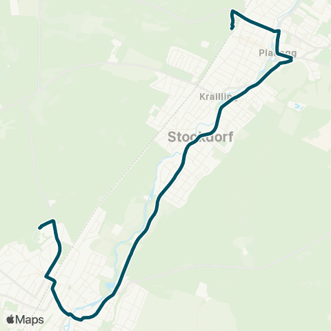 Die Münchner VerkehrsVerbund  Planegg West - Stockdorf, Harmsplatz - Gauting map