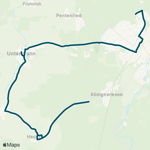 Die Münchner VerkehrsVerbund  Unterbrunn - Oberbrunn - Gauting map