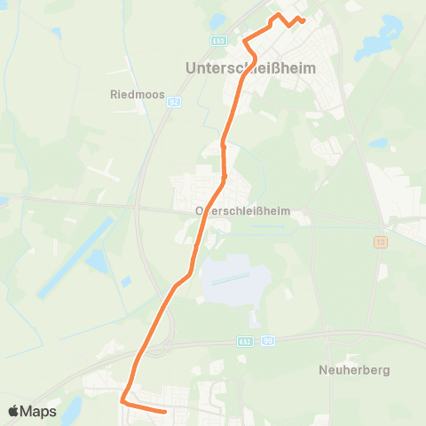 Die Münchner VerkehrsVerbund  Feldmoching - Oberschleißheim - Lohhof Nord map