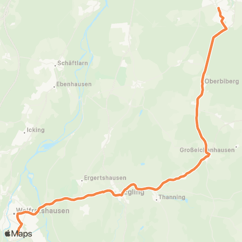 Die Münchner VerkehrsVerbund  Wolfratshausen - Egling - Endlhausen - Deisenhofen West map