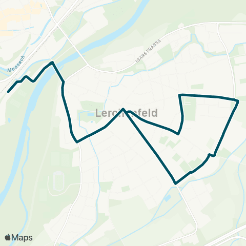 Die Münchner VerkehrsVerbund  P+R-Platz - Schwimmbad - Epiphanias Zentrum - Schwimmbad - P+R-Platz map