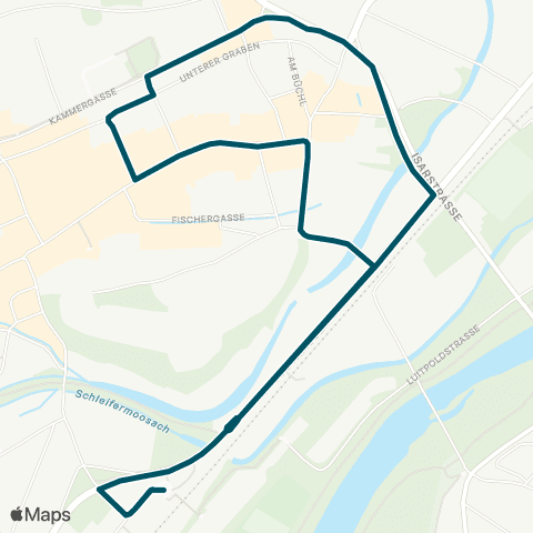 Die Münchner VerkehrsVerbund  Freising - Marienplatz - Freising map