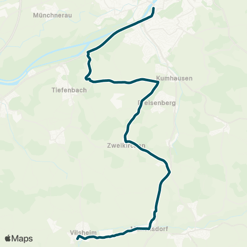 Die Münchner VerkehrsVerbund  Vilsheim - Münchsdorf - Landshut map