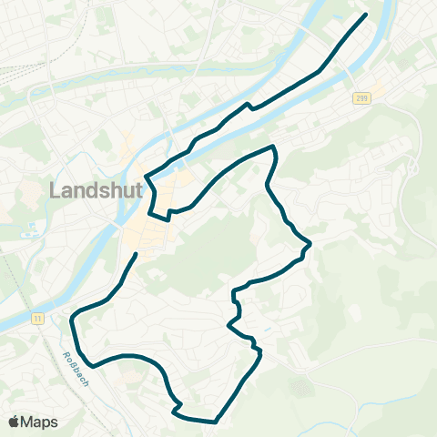 Die Münchner VerkehrsVerbund  Mitterwöhr - Altstadt - Hofberg - Obere Altstadt / Berggrub map
