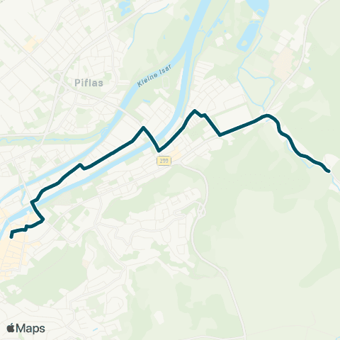 Die Münchner VerkehrsVerbund  Auwaldsiedlung - Altstadt map
