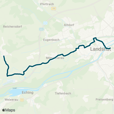 Die Münchner VerkehrsVerbund  Am Alten Viehmarkt - Altstadt - Hauptbahnhof - Münchnerau - Gündlkofen map
