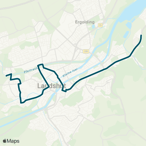 Die Münchner VerkehrsVerbund  Löschenbrand - Stadtpark - Hauptbahnhof - Altstadt - Am Lurzenhof map
