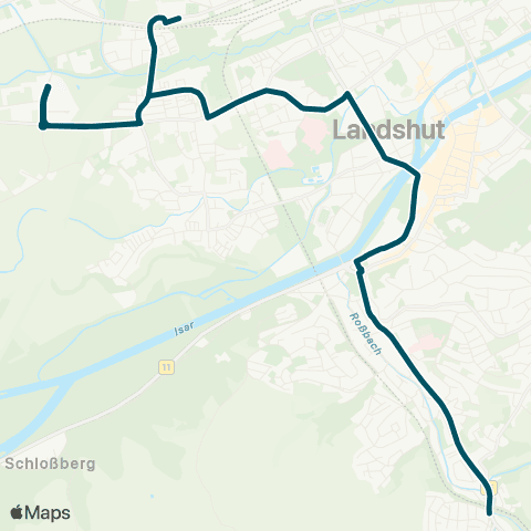 Die Münchner VerkehrsVerbund  Kumhausen - HLG  - Realschule - Wirtschaftsschule map