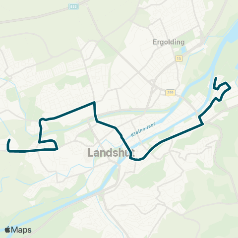 Die Münchner VerkehrsVerbund  Auwaldsiedlung - Altstadt - Hauptbahnhof - Wirtschaftsschule - HLG - Realschule map