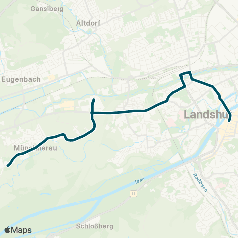 Die Münchner VerkehrsVerbund  Münchnerau - Realschule - Hauptbahnhof - Altstadt map