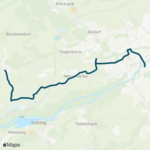 Die Münchner VerkehrsVerbund  Gündlkoferau - Realschule - Hauptbahnhof - Altstadt map