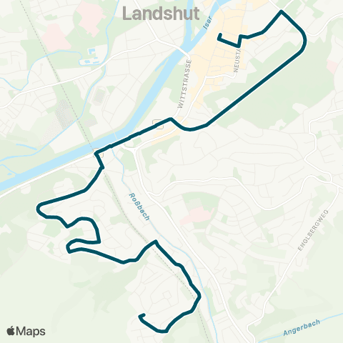 Die Münchner VerkehrsVerbund  Altstadt - Birkenberg - Lainerbuckel map