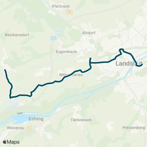 Die Münchner VerkehrsVerbund  Maximilianstraße - Hauptbahnhof - Realschule - Gündlkoferau map