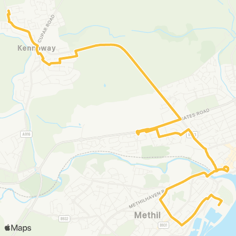 Moffat & Williamson Airlie Medical Practice - Hill Road map
