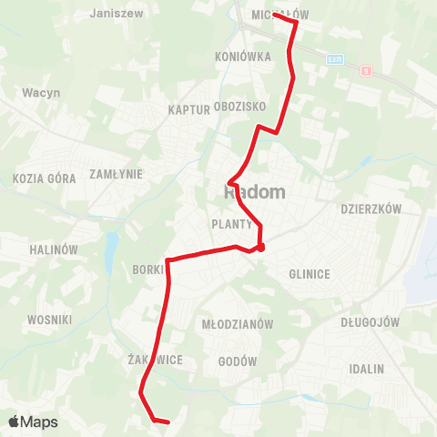 MZDiK Radom  map