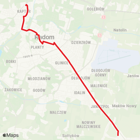 MZDiK Radom  map