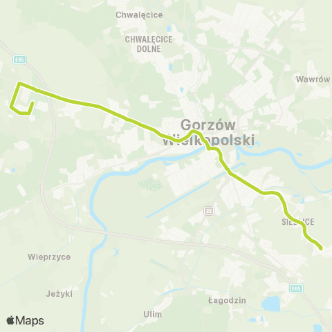 MZK Gorzów Wielkopolski  map