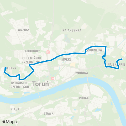 MZK Toruń  map