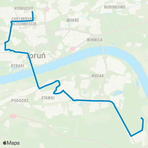 MZK Toruń  map