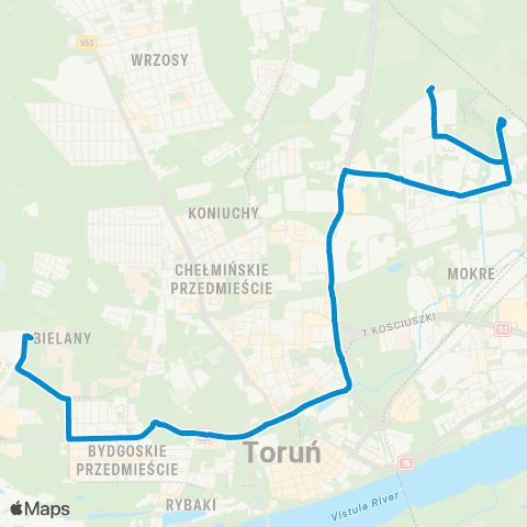 MZK Toruń  map