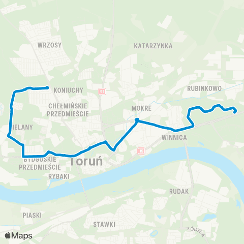 MZK Toruń  map