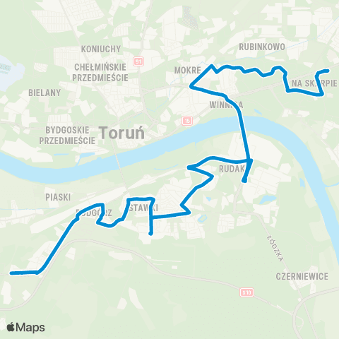 MZK Toruń  map