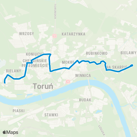 MZK Toruń  map