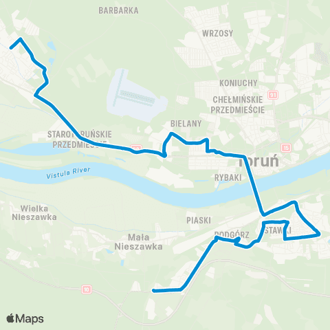 MZK Toruń  map