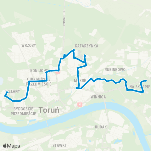 MZK Toruń  map