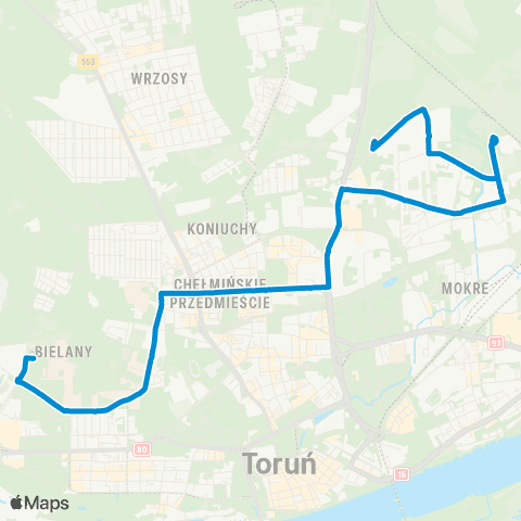 MZK Toruń  map