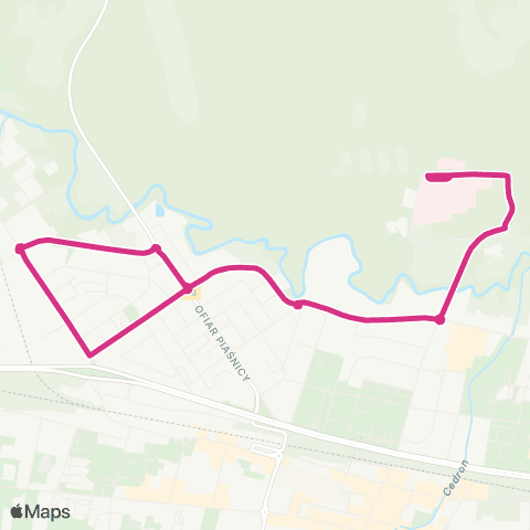 MZK Wejherowo Wejherowo Szpital — Wejherowo Szpital map