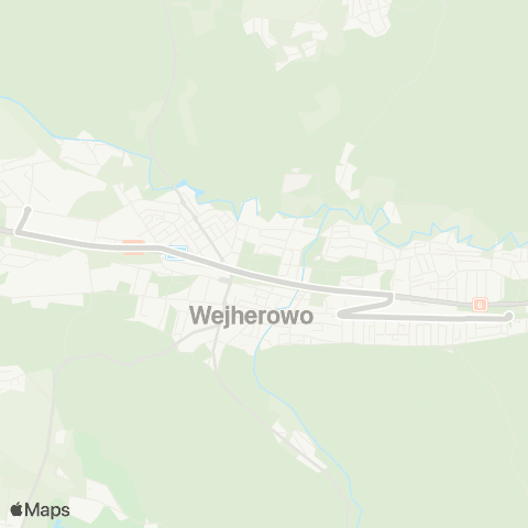 MZK Wejherowo Wejherowo Budowlanych — Wejherowo Budowlanych map