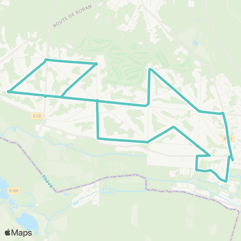 Aire'MOB Lamorlaye le Lys map