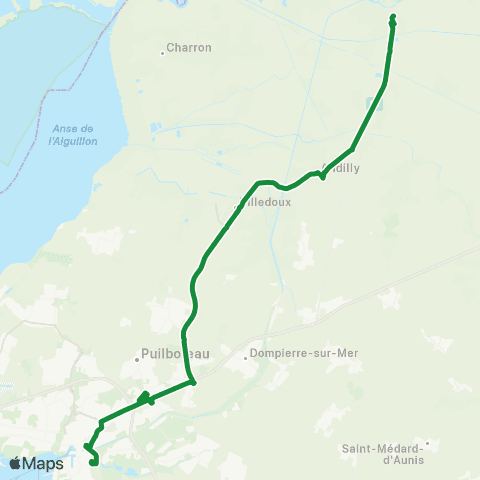 Nouvelle-Aquitaine Cars 17 Marans - Villedoux - la Rochelle map