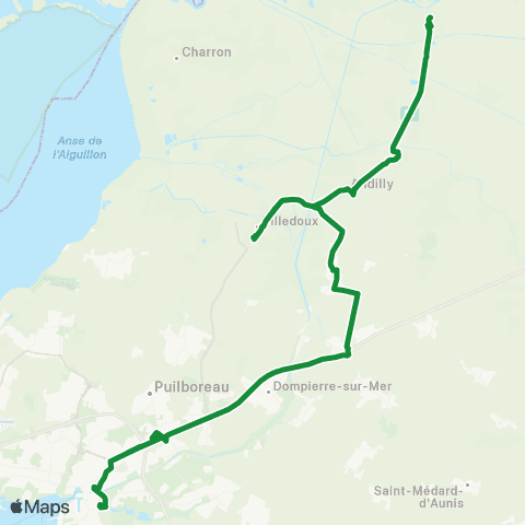 Nouvelle-Aquitaine Cars 17 Marans - St Ouen d'Aunis - la Rochelle map