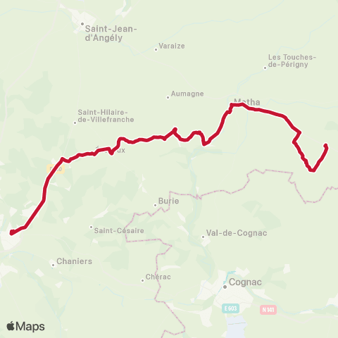 Nouvelle-Aquitaine Cars 17 Siecq - Saintes map