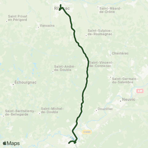 Nouvelle-Aquitaine Cars 24 Mussidan-Riberac map