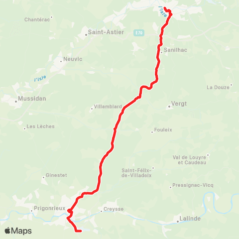 Nouvelle-Aquitaine Cars 24 Bergerac-Périgueux map