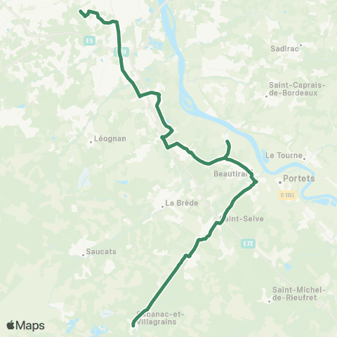 Nouvelle-Aquitaine Cars 33 Bordeaux Peixotto - St Symphorien map