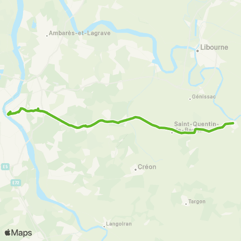 Nouvelle-Aquitaine Cars 33 Bordeaux Stalingrad - Branne par Camarsa map