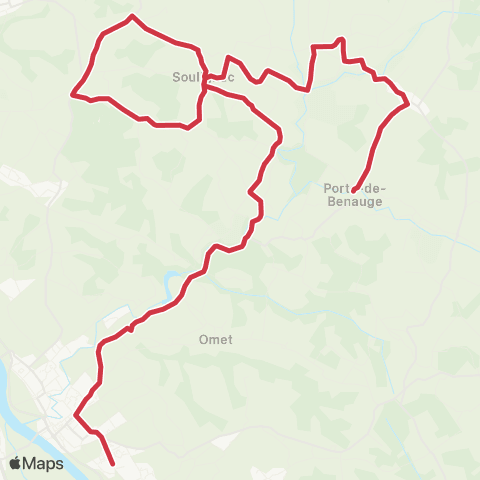 Nouvelle-Aquitaine Cars 33 Collège de Cadillac map