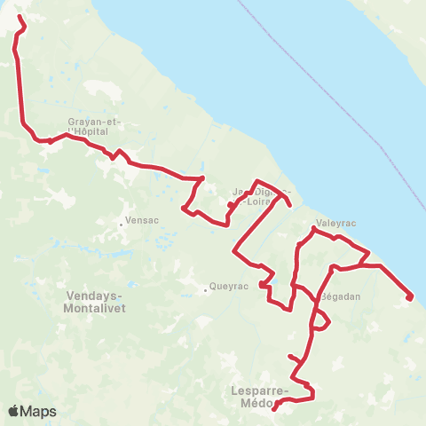 Nouvelle-Aquitaine Cars 33 Ets de Lesparre Medoc map