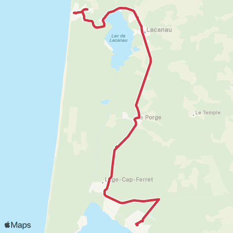 Nouvelle-Aquitaine Cars 33 Lycée Andernos map