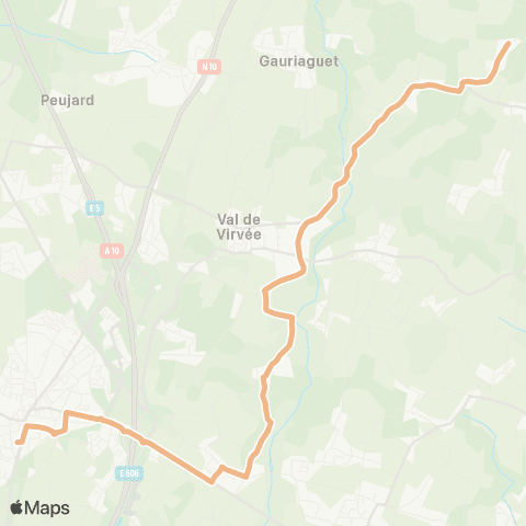 Nouvelle-Aquitaine Cars 33 Renfort St André de Cubzac - Val de Virvee map