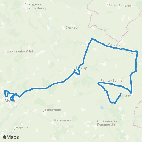 Nouvelle-Aquitaine Cars 79 Niort - Angoulême map