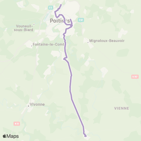 Nouvelle-Aquitaine Cars 86 Gencay - Poitiers map