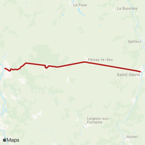 Nouvelle-Aquitaine Cars 86 St Savin - Chauvigny map