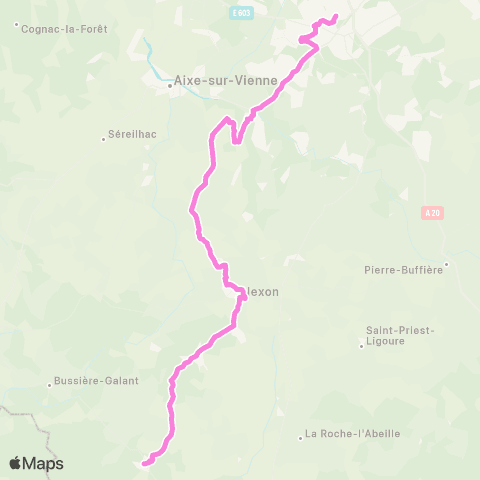 Nouvelle-Aquitaine Cars 87 Ladignac le Long - Nexon - Limoges map