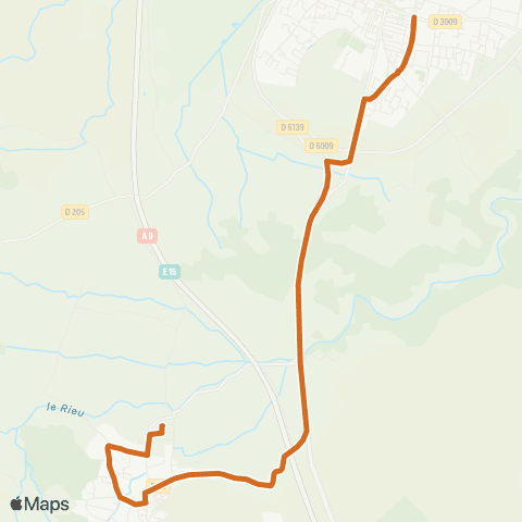 Citibus Roquefort-des-Corbières > Sigean > Narbonne map